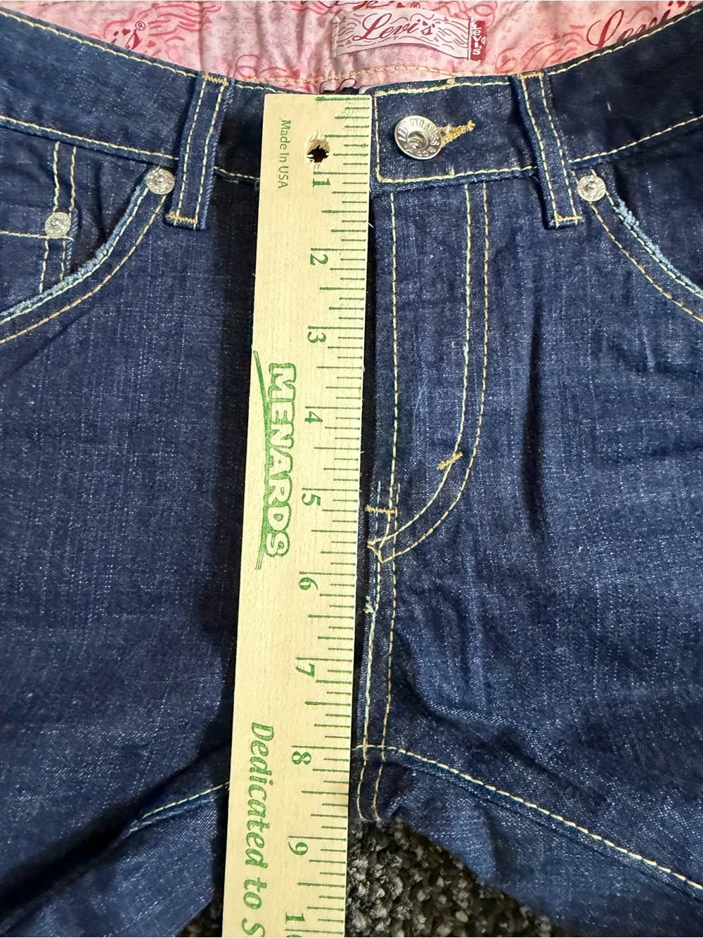 Levi's Girls Size 14 Regular Jeans Dark Wash NWT